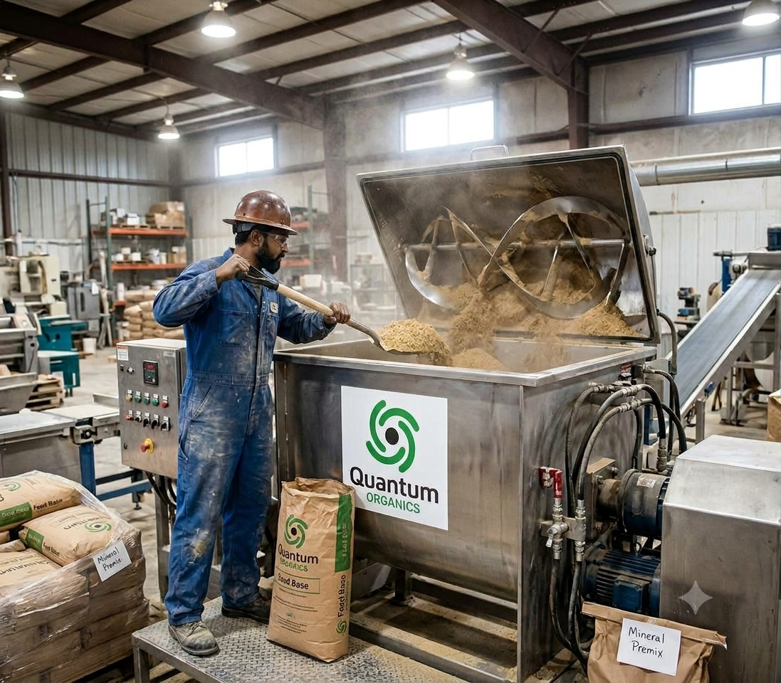 Quantum Organics production mixing process
